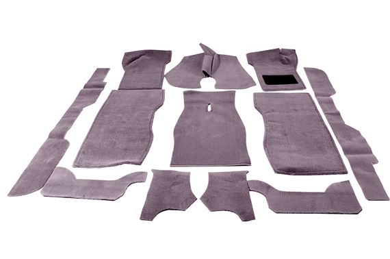 Carpet Set - RHD - Manual - Grey - Triumph Dolomite - RT1092MANGREY